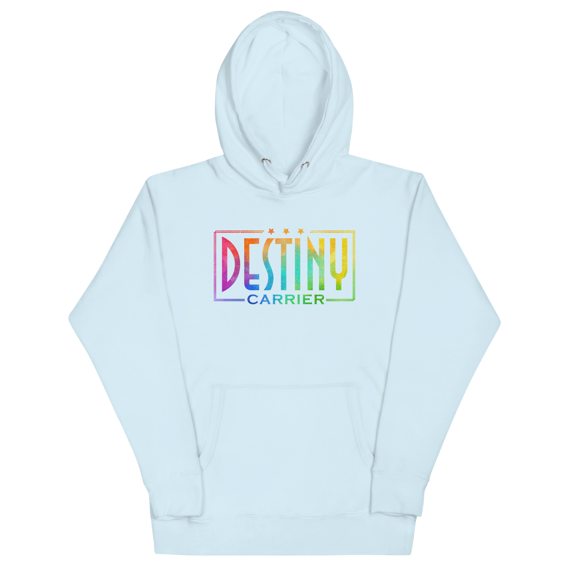 unisex-premium-hoodie-sky-blue-front-67bd94e4f2b5d.jpg DESTINY CARRIER - Image 1
