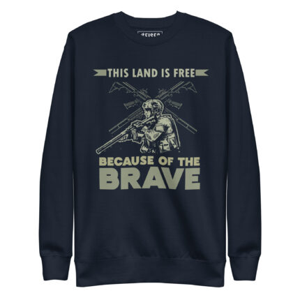 THIS LAND IS FREE BECAUSE OF THE BRAVE