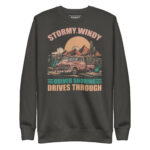 STORMY, WINDY DRIVERS SNORING DRIVES THROUGH - Image 5