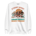 STORMY, WINDY DRIVERS SNORING DRIVES THROUGH - Image 11