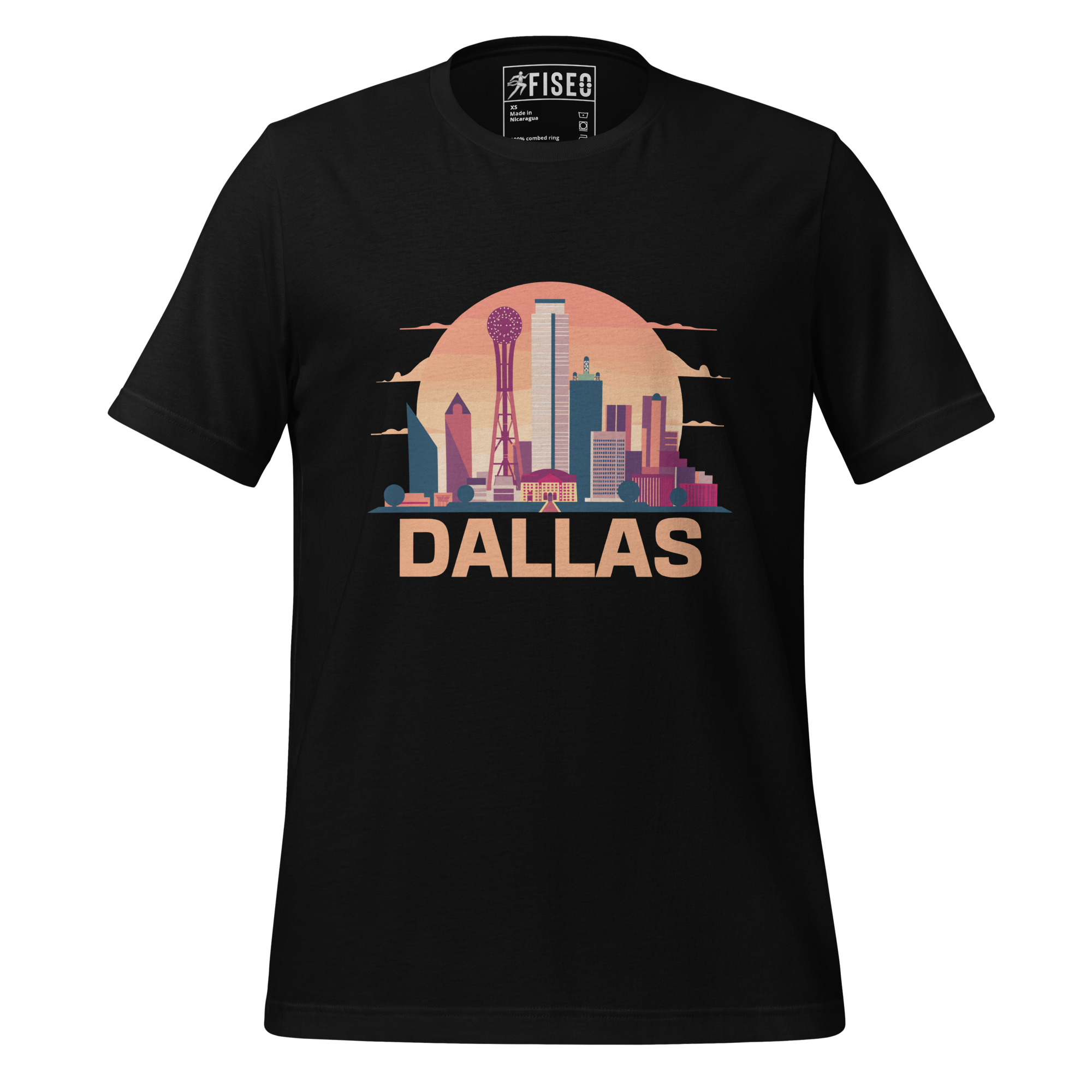 unisex-staple-t-shirt-black-front-67b6d50cc208f.jpg DALLAS - Image 1