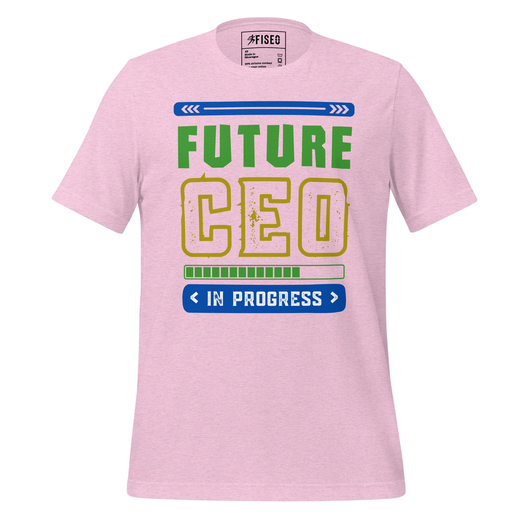 unisex-staple-t-shirt-heather-prism-lilac-front-67b59dfb733da.jpg FUTURE CEO IN PROGRESS - Image 1