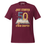 JUST STARTED 50 A NEW CHAPTER