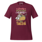 EASILY DISTRACTED BY CATS AND TACOS - Image 3