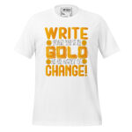 WRITE YOUR NAME IN GOLD BE AN AGENT OF CHANGE - Image 12