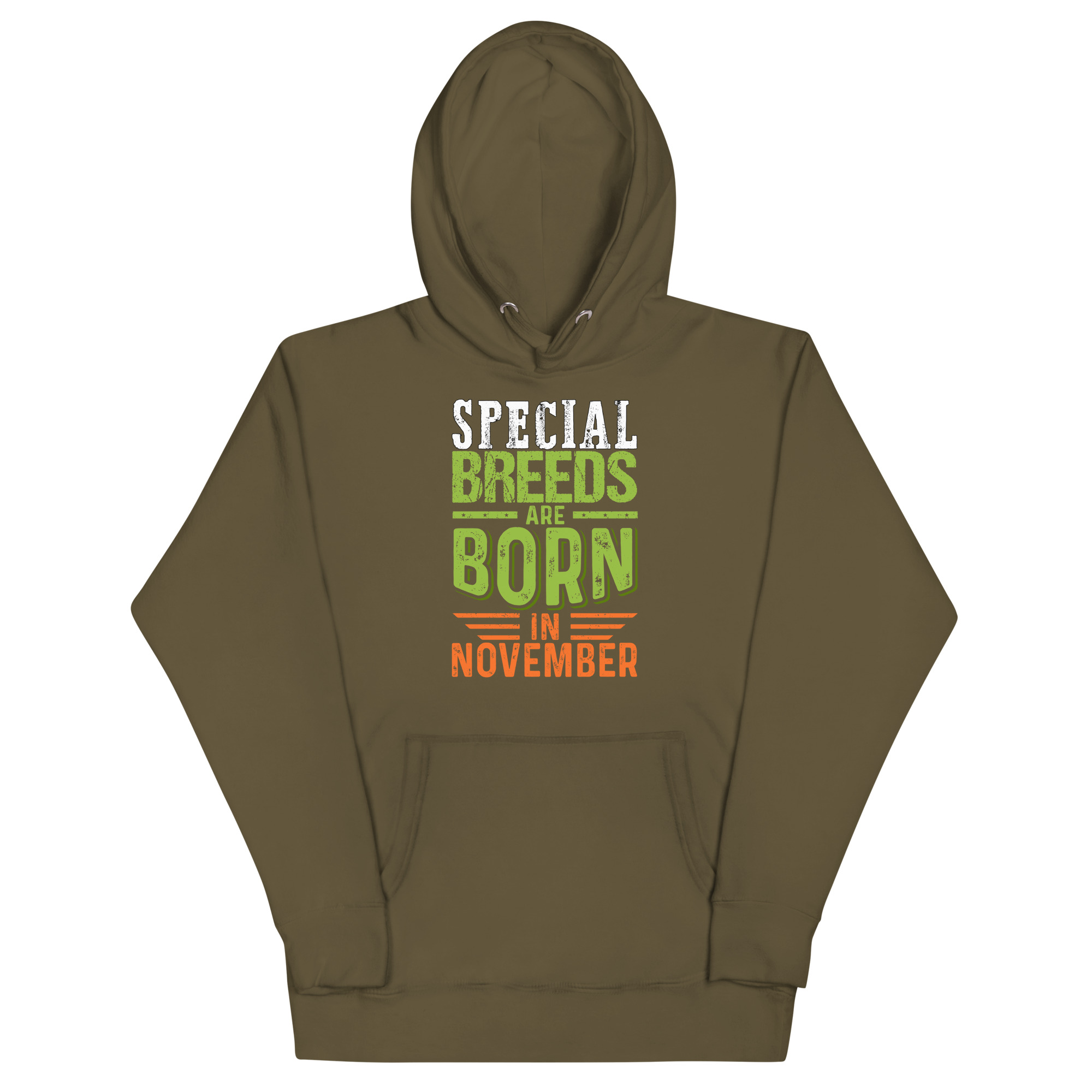 unisex-premium-hoodie-military-green-front-67d410511ea2c.jpg SPECIAL BREEDS ARE BORN IN JANUARY - Image 1