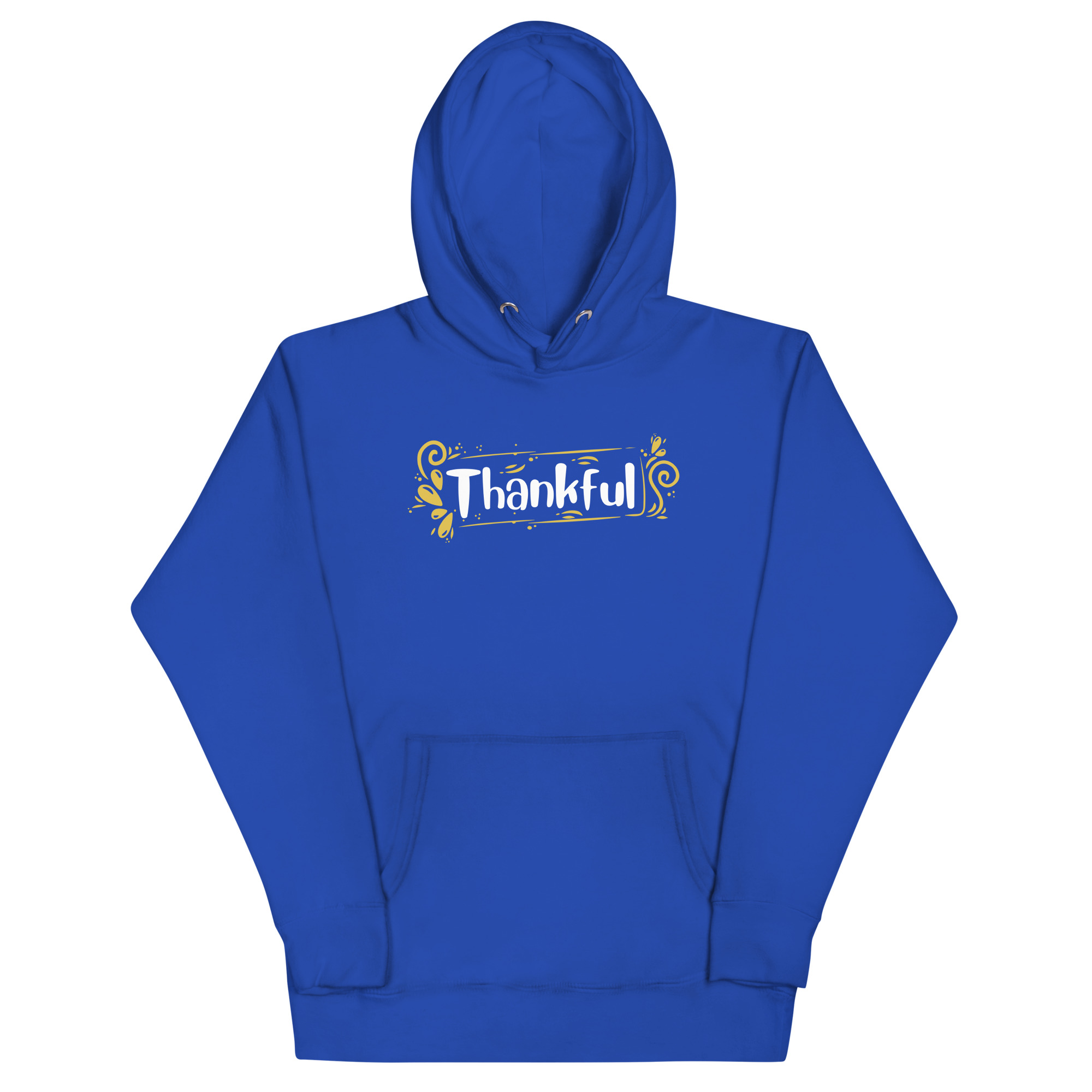 unisex-premium-hoodie-team-royal-front-67c2f86497ac6.jpg THANKFUL - Image 1