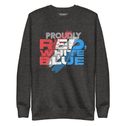 PROUDLY RED, WHITE, & BLUE