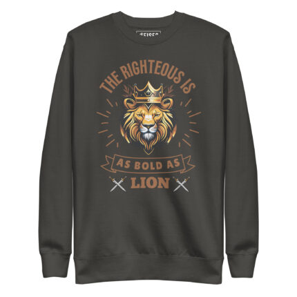 THE RIGHTEOUS IS AS BOLD AS A LION