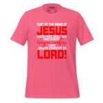 THAT AT THE NAME OF JESUS EVERY KNEE SHALL BOW AND EVERY TONGUE CONFESS THAT JESUS CHRIST IS LORD! - Image 7