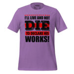 I’LL LIVE TO DECLARE HIS WORKS - Image 7