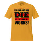 I’LL LIVE TO DECLARE HIS WORKS - Image 10