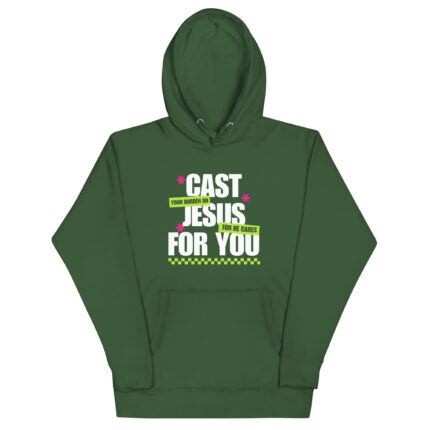 CAST YOUR BURDEN ON JESUS FOR HE CARES FOR YOU