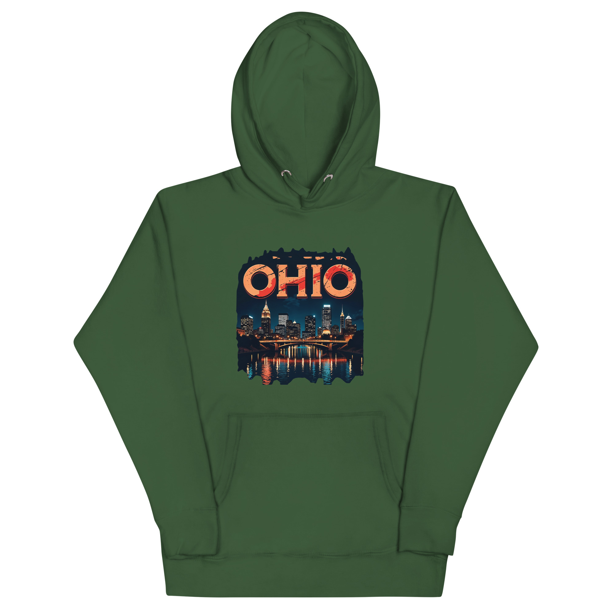 unisex-premium-hoodie-forest-green-front-6804a28129b13.jpg OHIO - Image 1
