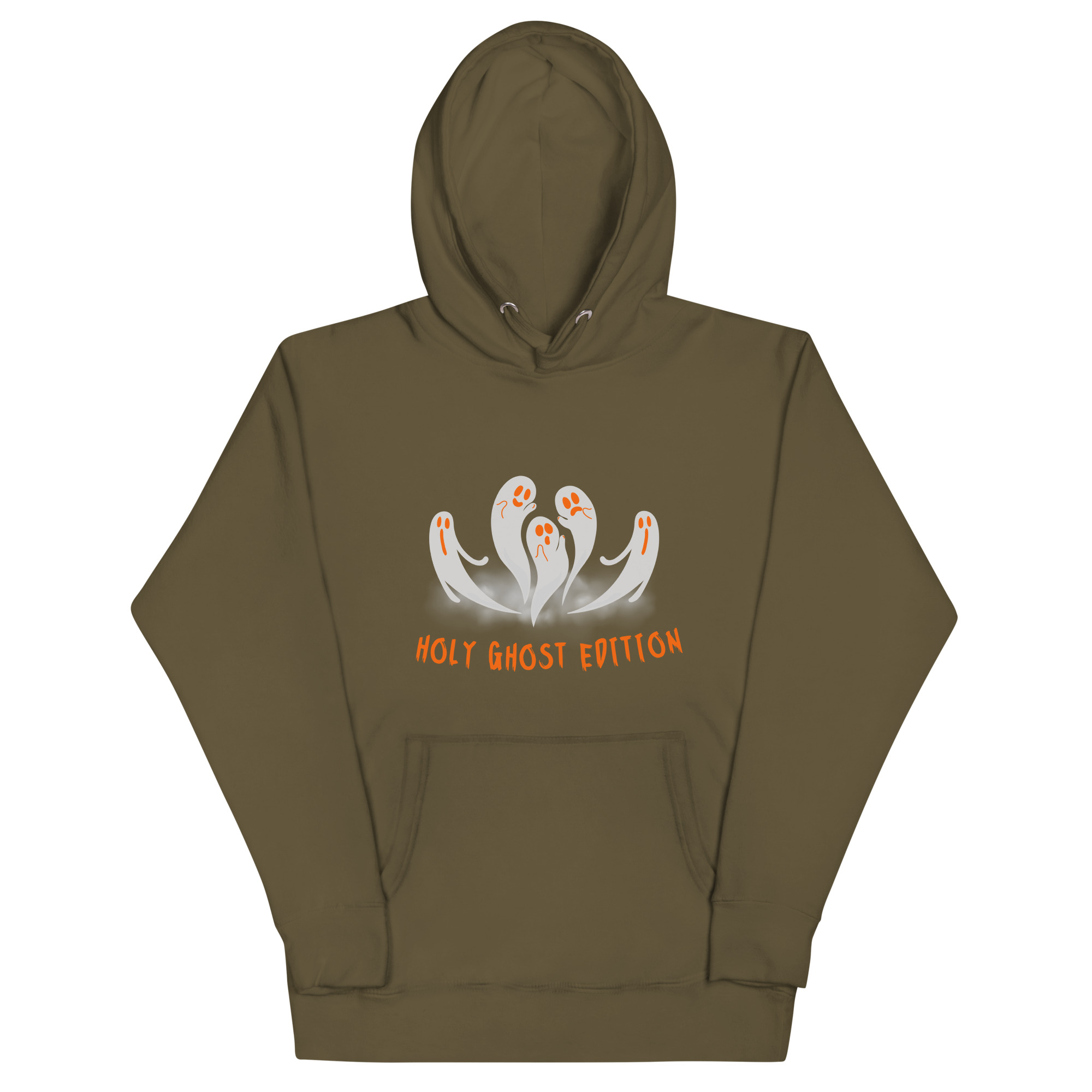 unisex-premium-hoodie-military-green-front-680718f94cef1.jpg HOLY GHOST EDITION - Image 1