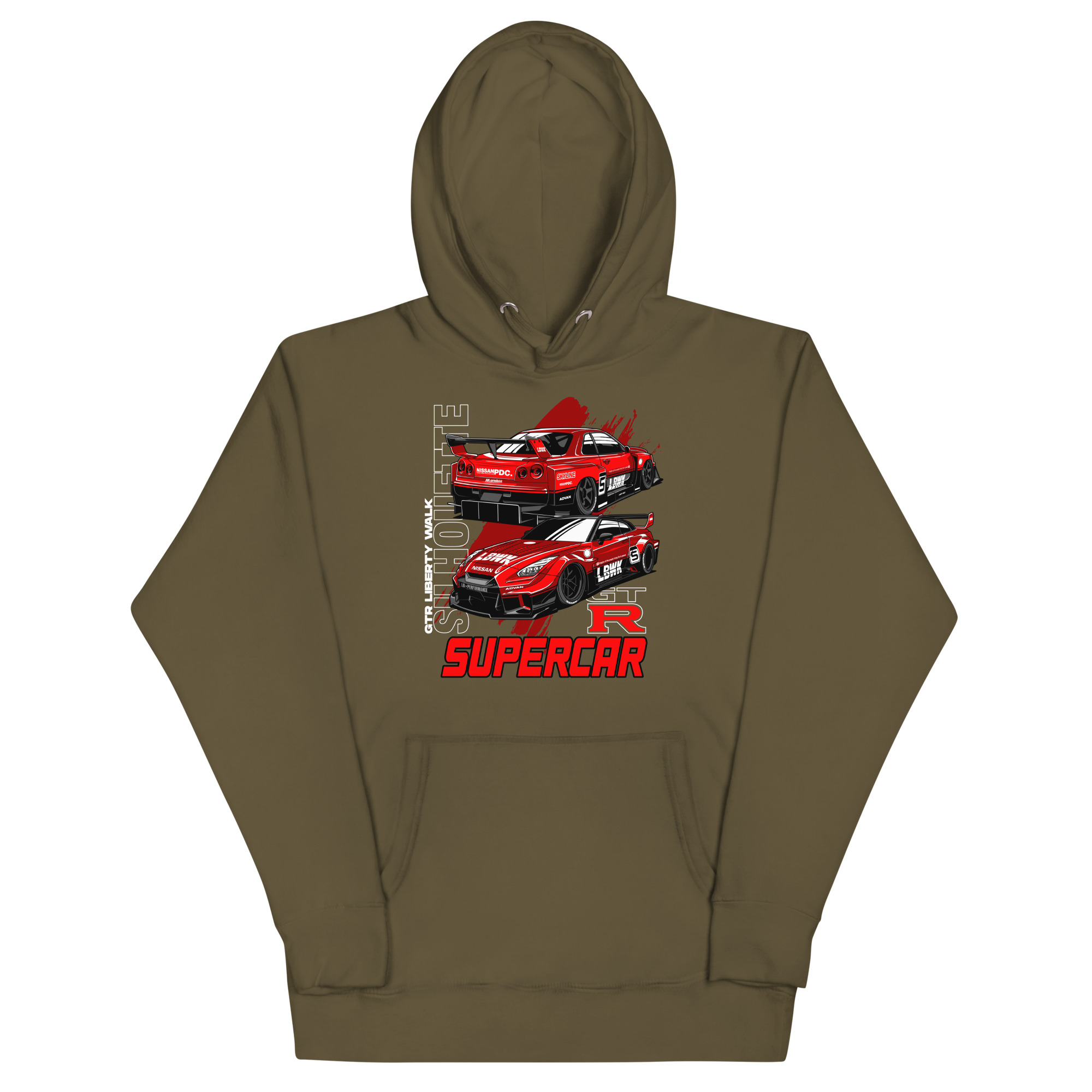 unisex-premium-hoodie-military-green-front-680f38ac894db.jpg SUPERCAR - Image 1