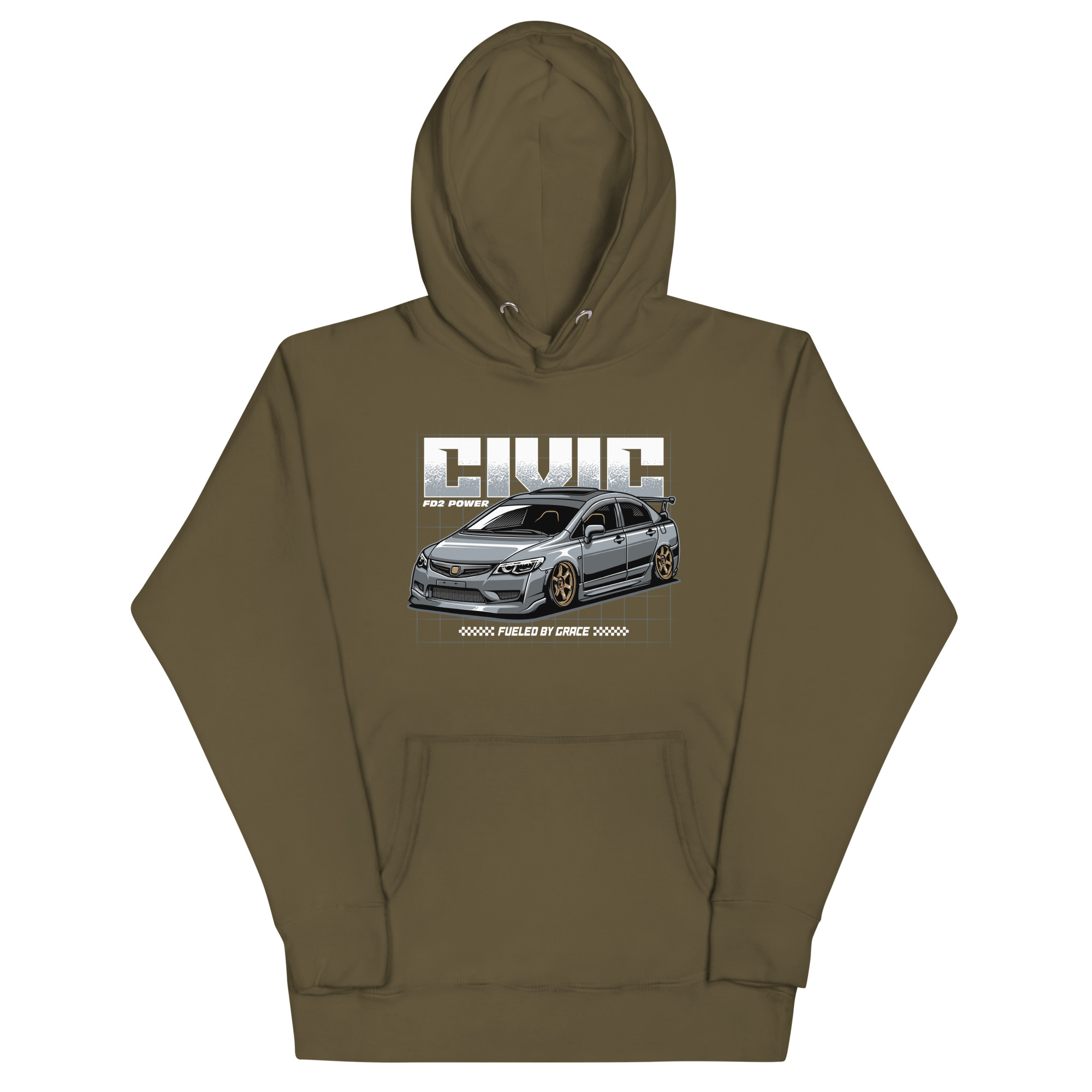unisex-premium-hoodie-military-green-front-680f3a46adf1d.jpg CIVIC FUELED BY GRACE - Image 1