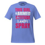 THIS GIRL IS ARMED WITH ATTITUDE AND A SPRAY - Image 8
