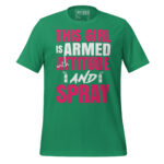 THIS GIRL IS ARMED WITH ATTITUDE AND A SPRAY - Image 6