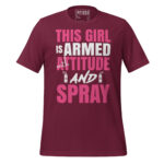 THIS GIRL IS ARMED WITH ATTITUDE AND A SPRAY - Image 4