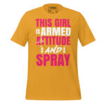 THIS GIRL IS ARMED WITH ATTITUDE AND A SPRAY - Image 9