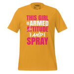 THIS GIRL IS ARMED WITH ATTITUDE AND A SPRAY - Image 9