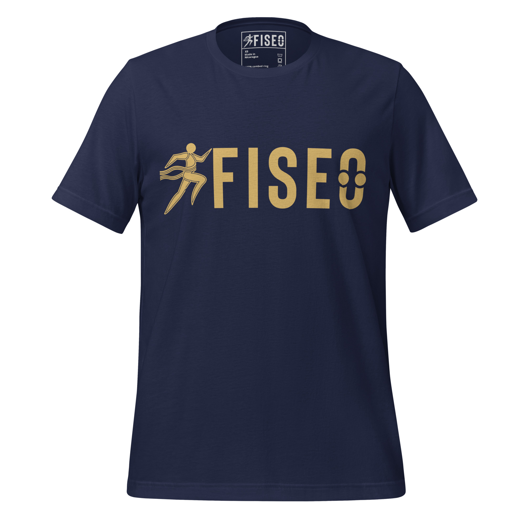 unisex-staple-t-shirt-navy-front-680bb939845c8.jpg Fiseo T-shirt - Image 1