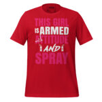 THIS GIRL IS ARMED WITH ATTITUDE AND A SPRAY - Image 5