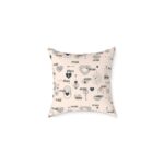 Fiseo Modern Inspirational Square Poly Canvas Pillow - Image 2