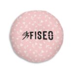 Fiseo Pink Floral Tufted Floor Pillow - Image 2