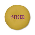 FISEO Logo Round Tufted Floor Pillow