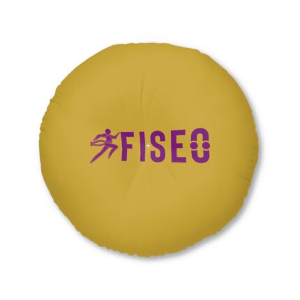 FISEO Logo Round Tufted Floor Pillow