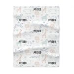 Fiseo Soft Fleece Animal Baby Blanket