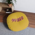 FISEO Logo Round Tufted Floor Pillow - Image 4