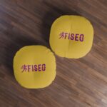 FISEO Logo Round Tufted Floor Pillow - Image 3