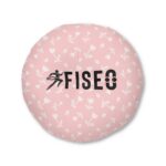 Fiseo Pink Floral Tufted Floor Pillow
