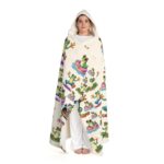 FUNNY FROG-PATTERN Cosmic Dream Fleece Blanket - Image 3