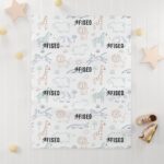 Fiseo Soft Fleece Animal Baby Blanket - Image 3