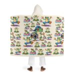 FUNNY FROG-PATTERN Cosmic Dream Fleece Blanket
