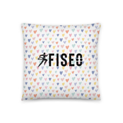 Fiseo Love Pattern Pillow