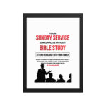 Bible Study Service Acrylic Crystal Frame Wall Picture - Image 5