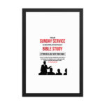 Bible Study Service Acrylic Crystal Frame Wall Picture - Image 6