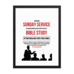 Bible Study Service Acrylic Crystal Frame Wall Picture - Image 11