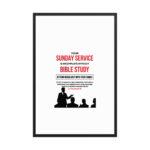 Bible Study Service Acrylic Crystal Frame Wall Picture - Image 12