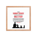 Bible Study Service Acrylic Crystal Frame Wall Picture - Image 19
