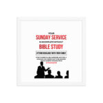 Bible Study Service Acrylic Crystal Frame Wall Picture - Image 31