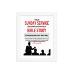 Bible Study Service Acrylic Crystal Frame Wall Picture - Image 25
