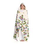 FUNNY FROG PATTERN Cosmic Dream Fleece Blanket - Image 3