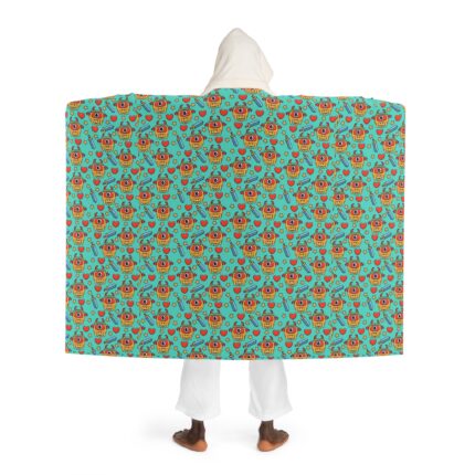 ONE EYE ALIEN PATTERN Cosmic Dream Fleece Blanket