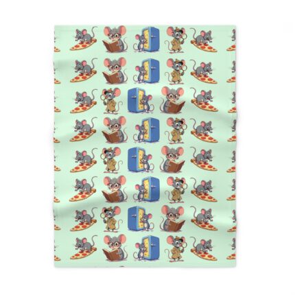MOUSE PATTERN Box Pattern Baby Blanket